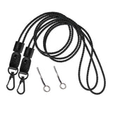 2 Pack of Lanyard, Leather Braided Badge Lanyard for ID Card Holder Keys Office Adjustable Lanyard with Strong Metal Clasp Keychain Holder Neck Strap for Men& Women In Australia - Darrahopens