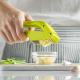 Easy Clean Garlic Press - Lightweight, Easy-to-Use Garlic Mincer & Crusher for Food Prep & Kitchen Accessories, Green In Australia - Darrahopens
