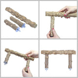 Pepper Wood Parrot Stand Branch, Wooden Perch for Parakeet Cockatiels Conures Lovebirds Budgies, Birdcage Accessories（small size） In Australia - Darrahopens