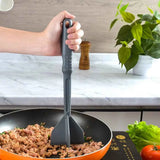 Meat patty grinder, salad mixer, mashed potatoes grinder, Ground Non Stick Mix Chopper, Potato Masher Tool（grey） In Australia - Darrahopens