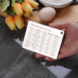 2pcs Measurement Conversion Chart Refrigerator Magnet,Stainless Steel Measure Equivalents Conversions for Cups, Tablespoons, Teaspoons, Fluid Oz and Milliliters In Australia - Darrahopens