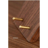 Wooden Desktop Phone Stand, Portable Mobile Phone Bracket for Office and Live Streaming, Creative Black Walnut Cellphone Holder with Stable Tabletop Rack In Australia - Darrahopens