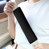 2pcs Universal Car Seat Belt Shoulder Protector Pad,Handbags, Backpacks, Child Straps Protect Your Shoulders and Neck for Adults and Children 25cm(Black) In Australia - Darrahopens
