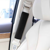 2pcs Universal Car Seat Belt Shoulder Protector Pad,Handbags, Backpacks, Child Straps Protect Your Shoulders and Neck for Adults and Children 25cm(Black) In Australia - Darrahopens