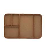 Leather Tray, Stylish and Organized Multifunctional Tray, for Table Entryway, Premium PU Leather, Tray for Keys, Watch, Wallet, Jewelry, and More (Brown ) In Australia - Darrahopens