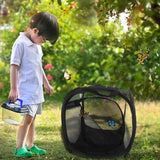 Butterfly Net Enclosure Butterfly Habitat Cage Caterpillar Habitat Butterfly Enclosure Mesh,Cage for Caterpillars Live Butterfly Outdoor Mesh Plant Enclosure Plant Protection Tent (small black) In Australia - Darrahopens