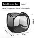 Butterfly Net Enclosure Butterfly Habitat Cage Caterpillar Habitat Butterfly Enclosure Mesh,Cage for Caterpillars Live Butterfly Outdoor Mesh Plant Enclosure Plant Protection Tent (small black) In Australia - Darrahopens