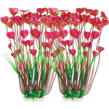 2pcs Grass Aquarium Fish Tank Landscape Plastic Water Grass Fish Tank Decoration Fake Water Grass Simulated Water Grass Ornament (Pink ) In Australia - Darrahopens