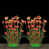 2pcs Grass Aquarium Fish Tank Landscape Plastic Water Grass Fish Tank Decoration Fake Water Grass Simulated Water Grass Ornament (Pink ) In Australia - Darrahopens