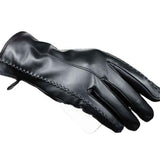 Leather Gloves for Women Winter, Touchscreen Gloves for Cold Weather with Warm Lining  Women's Touchscreen Texting Driving Winter Warm （Black） In Australia - Darrahopens