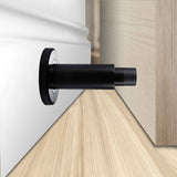 Door Stoppers - Heavy-Duty Adjustable Stoppers for Bottom, Top, and Wall of Door – Anti Break-in 304 Stainless Steel Door Stops with Rubber Buffers(Black) In Australia - Darrahopens
