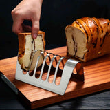Toast Rack Bread Holder 6 Slice Slots Stainless Steel , dry placement rack, toast slices display rack, drain rack, tableware In Australia - Darrahopens