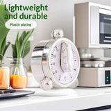 Baking Timer Mechanical Cooking Reminder 60 Minute Kitchen Timer, Silver Clockwork timer small alarm clock design In Australia - Darrahopens