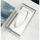 Clear Tissue Box Cover - Tissue Holder, Box Covers Rectangular, Napkin Dispenser for Home, Office, Restaurant, Kitchen, Bathroom Facial Napkin Box Holders（22X12X9CM） In Australia - Darrahopens