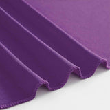 Cocktail Table Covers with Ruffle Skirt Stretch Fitted Cocktail Tablecloth Linens for Round Tables Washable Decorative High Top Table Covers -  Purple（60*110cm） In Australia - Darrahopens