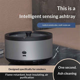 Air purifier, car room, office, chess and card room, second-hand smoke removal, ashtray purification(Grey) In Australia - Darrahopens
