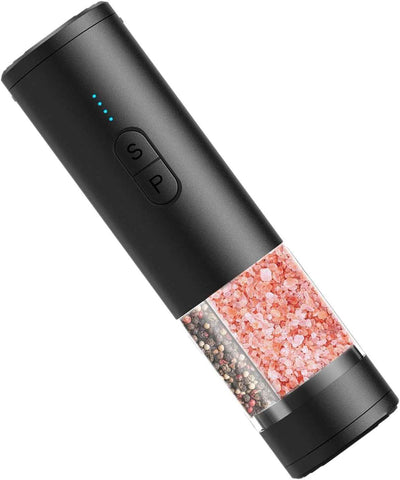 Electric salt and pepper grinder, touch operation accuracy grinding, household chef electric pepper grinder, Electric Salt and Pepper Grinder Set 2 in 1， In Australia - Darrahopens