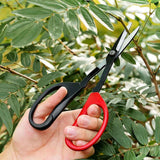 Bonsai Cutter Pruning Shear tool used for Gardening, Arranging Flowers, Trimming Plants, Branches, Stainless Steel Red White Handles In Australia - Darrahopens