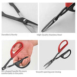 Bonsai Cutter Pruning Shear tool used for Gardening, Arranging Flowers, Trimming Plants, Branches, Stainless Steel Red White Handles In Australia - Darrahopens