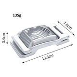 Egg Slicer for Hard Boiled Eggs Egg Cutter Strawberry Slicer Heavy Duty Aluminium Tomato Slicer Stainless Steel Wire Multipurpose Egg Slicer Dicer for Soft Fruit Mushroom Home Use In Australia - Darrahopens