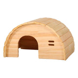 Guinea Pig Wooden House, Hamster Wooden House, Bite Arched Wood Hideout for Dwarf Hamster, Golden Bear Pet Supplies, Small Animals, Houses & Habitats.（Small） In Australia - Darrahopens
