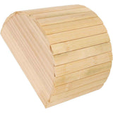 Guinea Pig Wooden House, Hamster Wooden House, Bite Arched Wood Hideout for Dwarf Hamster, Golden Bear Pet Supplies, Small Animals, Houses & Habitats.（Small） In Australia - Darrahopens