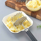 Stainless Steel Potato Masher, Double-Layer Design for Easy Mashing, Perfect for Potatoes, Avocado & Ground Beef, Durable Meat Smasher & Hamburger Tool（TPR handle） In Australia - Darrahopens