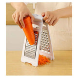 Professional Cheese Grater, Stainless Steel Foldable Food Grater with Non Slip Handle, Multi-Functional Handheld Shredder for Cheese, Potatoes, Vegetables（white） In Australia - Darrahopens