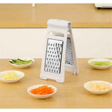 Professional Cheese Grater, Stainless Steel Foldable Food Grater with Non Slip Handle, Multi-Functional Handheld Shredder for Cheese, Potatoes, Vegetables（white） In Australia - Darrahopens