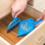 2pcs Pet Cage Broom Brush Dustpan Set - Small Cat Litter Sweeper for Pet Cage Clean and Car Keyboard Brush (Blue) In Australia - Darrahopens