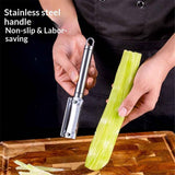 Stainless steel sugarcane peeler, multifunctional lettuce peeler, household kitchen fruit and vegetable peeler, hard skin scraper In Australia - Darrahopens