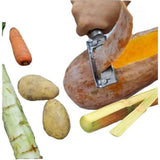 Stainless steel sugarcane peeler, multifunctional lettuce peeler, household kitchen fruit and vegetable peeler, hard skin scraper In Australia - Darrahopens