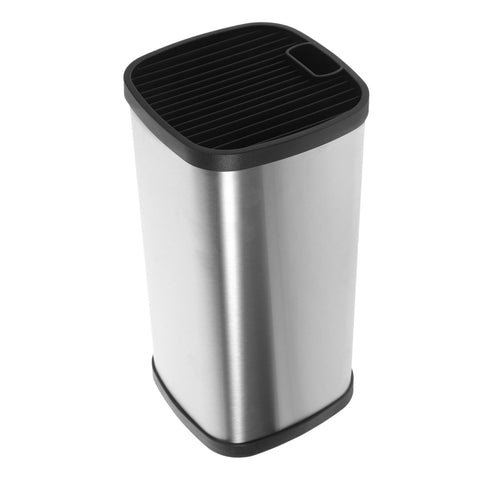 Stainless Steel Universal Knife Block Holder, Space Saver Knife Storage, Detachable for Easy Cleaning, Square Knife Holder For Safe In Australia - Darrahopens