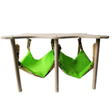 Guinea Pigs Hammock with Natural Wooden Stand- Large Hanging Hammock Bed for Piggies Chinchilla Hamster Bunny Ferrets Hiding Sleeping In Australia - Darrahopens