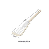 Beige Fish Spatula Turner,Silicone Edge Slotted Fish Spatulas for Kitchen,Flexible and Thin Stainless Steel Nonstick Cooking for Pancake In Australia - Darrahopens