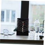 2Pcs Multiple Pendant Necklace Display Stand Jewelry Organizer Rack for Chains and Pendants Elegant Desktop Jewelry Showcase （ flat top black） In Australia - Darrahopens
