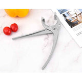 2pcs Hot Plate Gripper, Anti Scald Bowl Holder Clip, 2 In 1 Aluminium Tongs Clamp & Nut Cracker, Heavy Duty Hot Dish Grabber for Pizza Pan Pot In Australia - Darrahopens