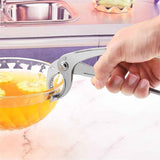 2pcs Hot Plate Gripper, Anti Scald Bowl Holder Clip, 2 In 1 Aluminium Tongs Clamp & Nut Cracker, Heavy Duty Hot Dish Grabber for Pizza Pan Pot In Australia - Darrahopens
