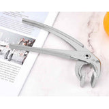 2pcs Hot Plate Gripper, Anti Scald Bowl Holder Clip, 2 In 1 Aluminium Tongs Clamp & Nut Cracker, Heavy Duty Hot Dish Grabber for Pizza Pan Pot In Australia - Darrahopens