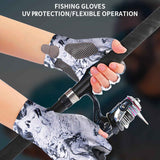 Sun Gloves  Fishing Gloves, Fingerless Sun Protection UV Protection Fishing Gloves Men/Women for Kayaking, Hiking, Paddling, Driving（L） In Australia - Darrahopens