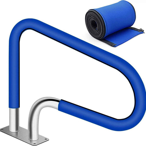 Pool Handrail Cover – Padded Zipper Sleeve for Inground & Above Ground Rails, Heat Reduction, Non-Slip Comfort Grip, 8FT, 2-Pack In Australia - Darrahopens