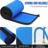 Pool Handrail Cover – Padded Zipper Sleeve for Inground & Above Ground Rails, Heat Reduction, Non-Slip Comfort Grip, 8FT, 2-Pack In Australia - Darrahopens