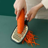 2pcs Hand Grater, Compact Shredder with Ergonomic Handle, Ideal for Cheese and Vegetables, Stainless Steel, Great Gift for Home Chefs,Green In Australia - Darrahopens