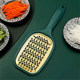 2pcs Hand Grater, Compact Shredder with Ergonomic Handle, Ideal for Cheese and Vegetables, Stainless Steel, Great Gift for Home Chefs,Green In Australia - Darrahopens