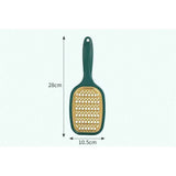 2pcs Hand Grater, Compact Shredder with Ergonomic Handle, Ideal for Cheese and Vegetables, Stainless Steel, Great Gift for Home Chefs,Green In Australia - Darrahopens