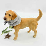 2pcs Dog Ear Muffs Noise Protection - Soft Calming Hood for Anxiety Relief, Fireworks, Thunder, Grooming & Vet Visits - Elastic Band & Comfortable Neck Warmer for Travel (light gray M) In Australia - Darrahopens