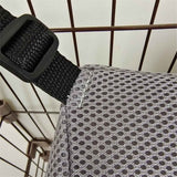 Cat cage hammock with ball, adjustable soft pet bed set for hanging, suitable for cats, ferrets, puppies, rabbits or small pets, indoor pets, suitable for all seasons（grey S） In Australia - Darrahopens