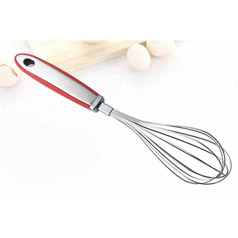 High quality handheld mixer with rubber anti slip handle and 304 stainless steel manual 12 inch egg beater baking tool In Australia - Darrahopens