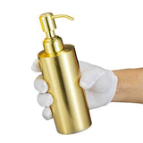 Gold Soap Dispenser, Full Stainless Steel Soap Dispenser, Conditioner – Modern Countertop Dispenser with Non-Slip Protective Pads In Australia - Darrahopens