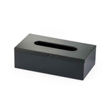 Tissue Box Cover, Rectangular Facial Tissue Holder with Bottom, Decorative Storage Organizer Box for Bathroom Vanity, Countertops, Dressers, Night Stand, Parlors and Offices - Black In Australia - Darrahopens